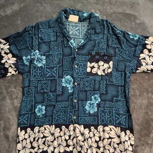 Men's "Hawaiian" Shirt - from the Bahamas - Size XL